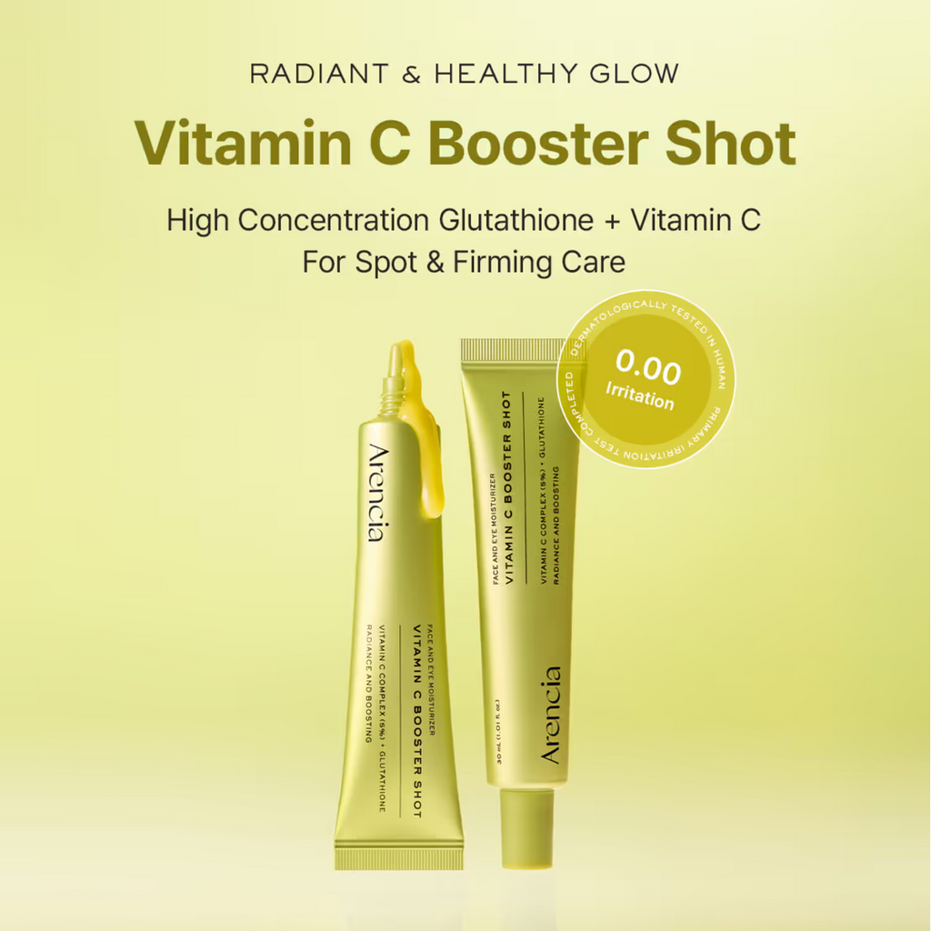 Arencia Vitamin C Booster Shot Serum with 5% Dual Vitamin C + Glutathione For Dark Spot Care