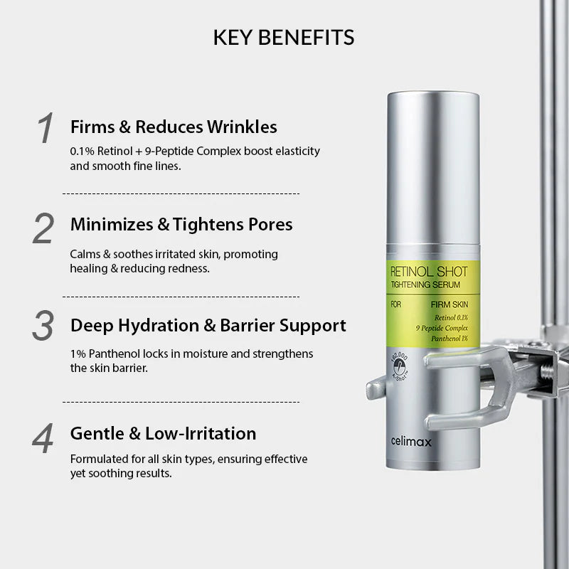 Celimax The Vita-A Retinal Shot Tightening Booster, For Anti-Aging, Dark Spots & Wrinkles